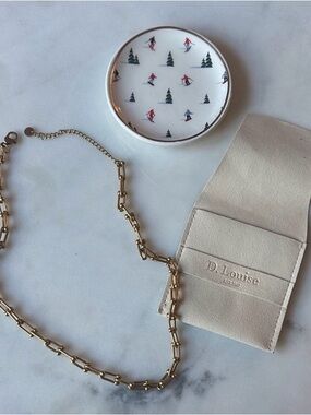 D Louise Gold Link Necklace